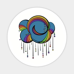 Rainbow Rain Cloud Magnet